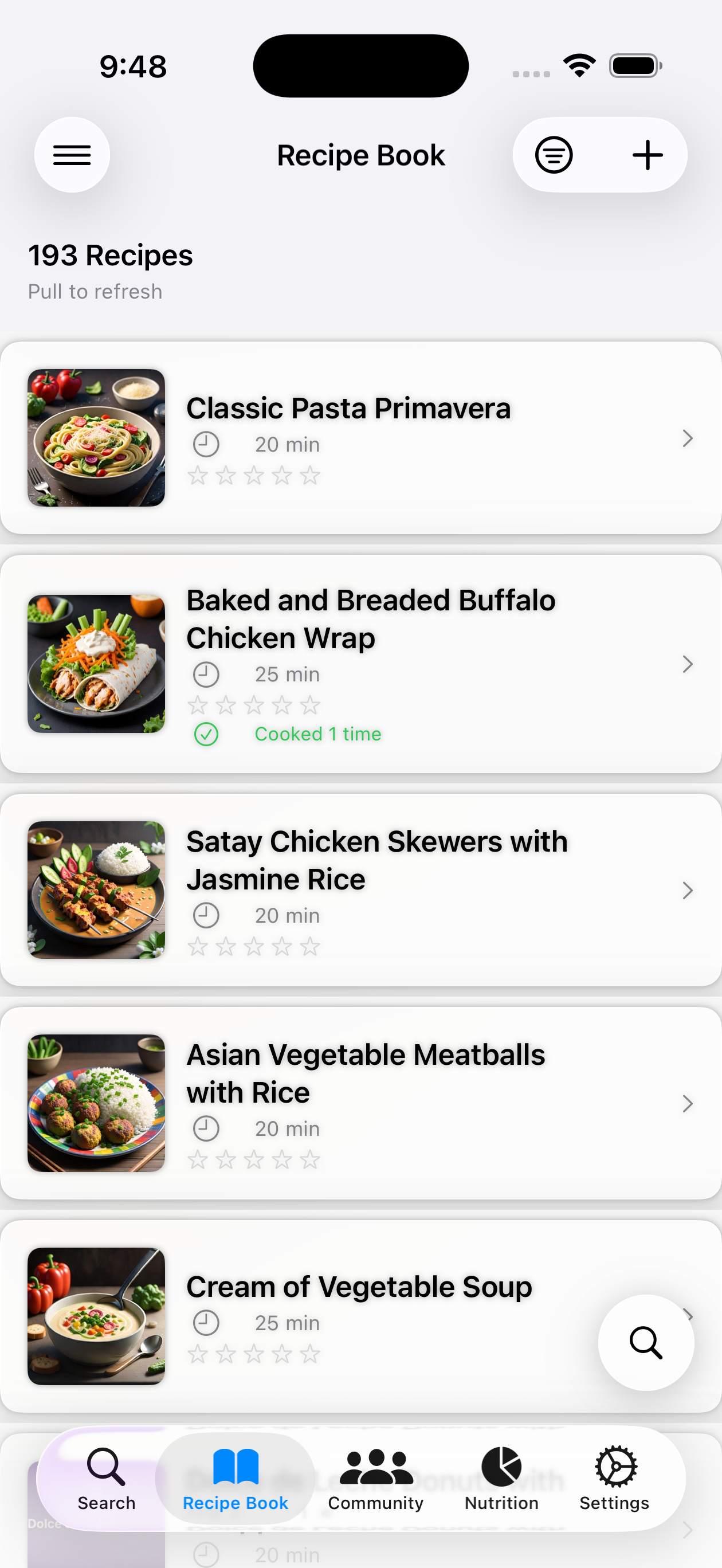 Recipe Book